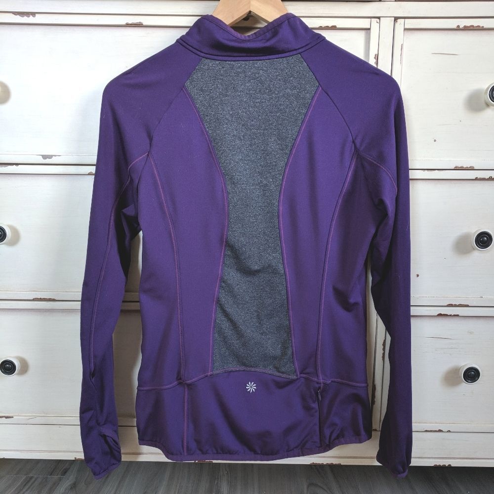 Athleta Prevail Running Jacket Ruffle Reflective … - image 6